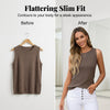 Poise™ – Seasonless Ribbed Knit Sleeveless Tank Top for Women + 50% OFF