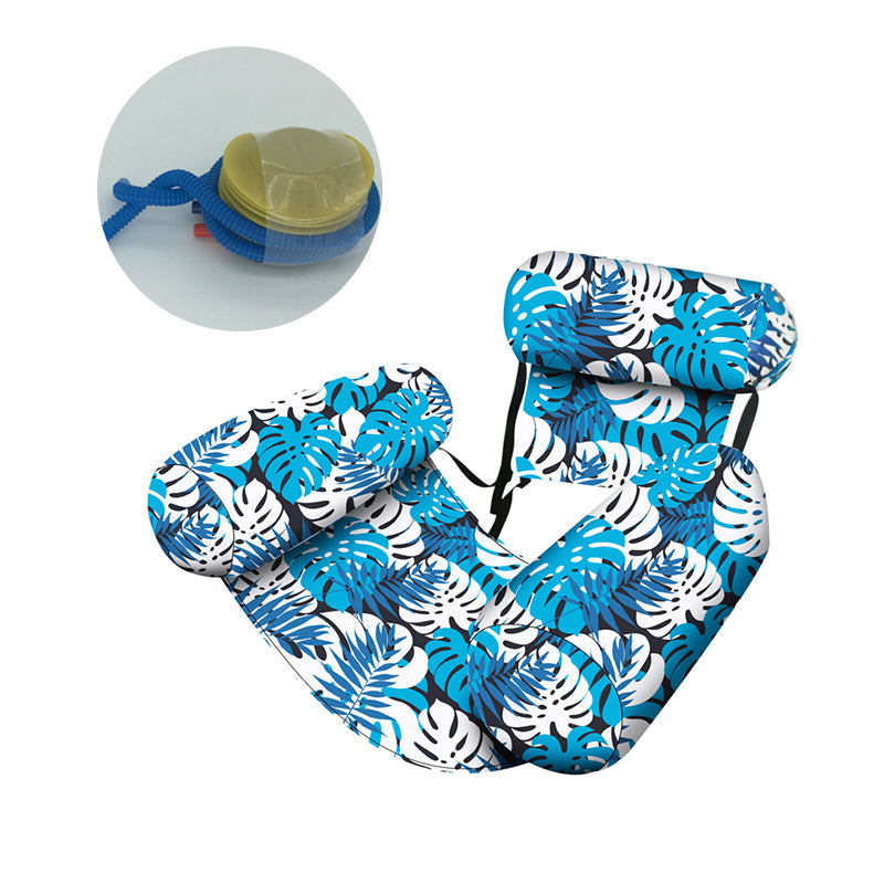 Driftcove™ – Inflatable 3-Pillow Floating Pool Chair with Supportive Headrest + 50% OFF