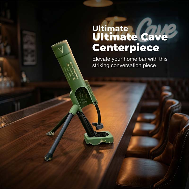 Salvo™ – Mortar-Launch Beer Bottle Opener &amp; Man-Cave Display Piece + 50%OFF