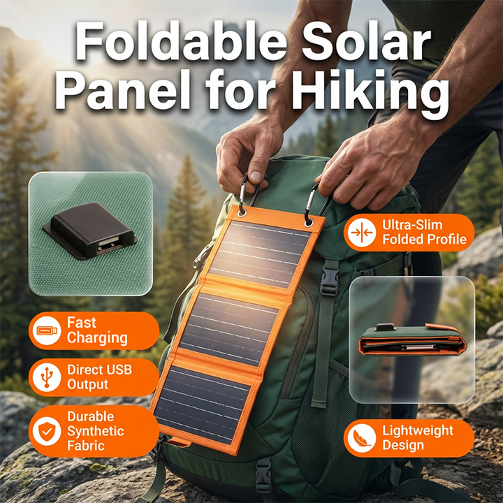 Trekvolt™ – Foldable USB Solar Panel for Hiking &amp; Camping + 50% OFF