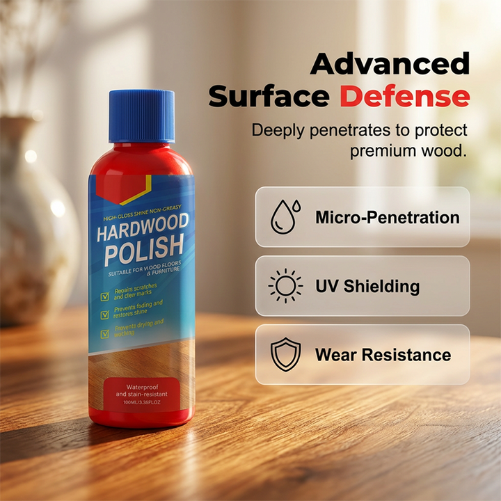 Grainwell™ – Deep-Penetrating High-Gloss Hardwood Polish &amp; Scratch Repair + 50% OFF