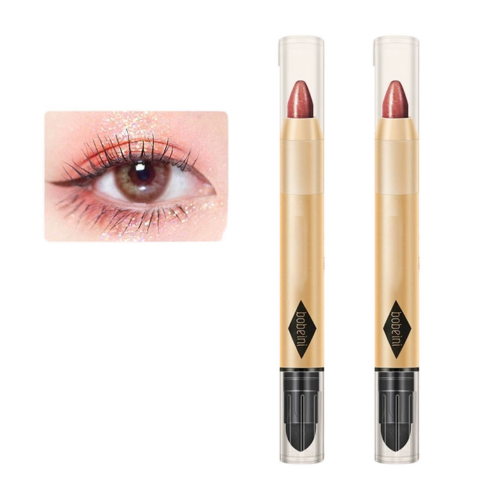 Lustara™ – Waterproof Shimmer Eyeshadow Stick Set with Built-In Blending Sponge + 1+1 FREE