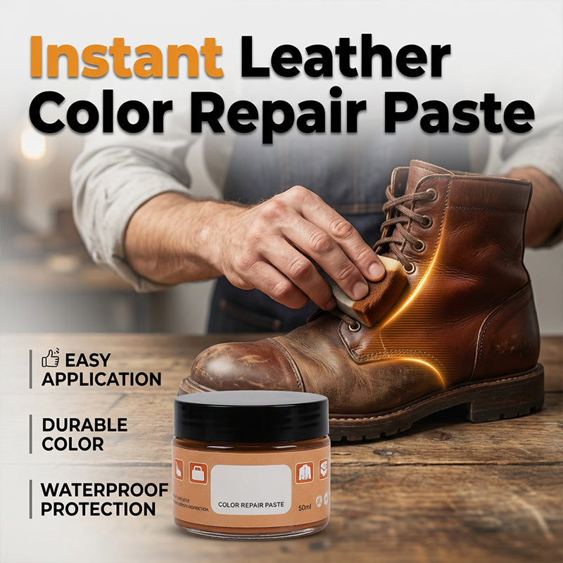 Hidewell™ – Waterproof Color-Restore Paste for Leather Shoes, Bags &amp; Furniture + 50% OFF
