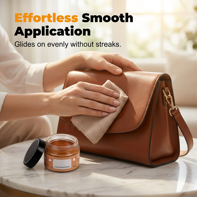 Hidewell™ – Waterproof Color-Restore Paste for Leather Shoes, Bags &amp; Furniture + 50% OFF
