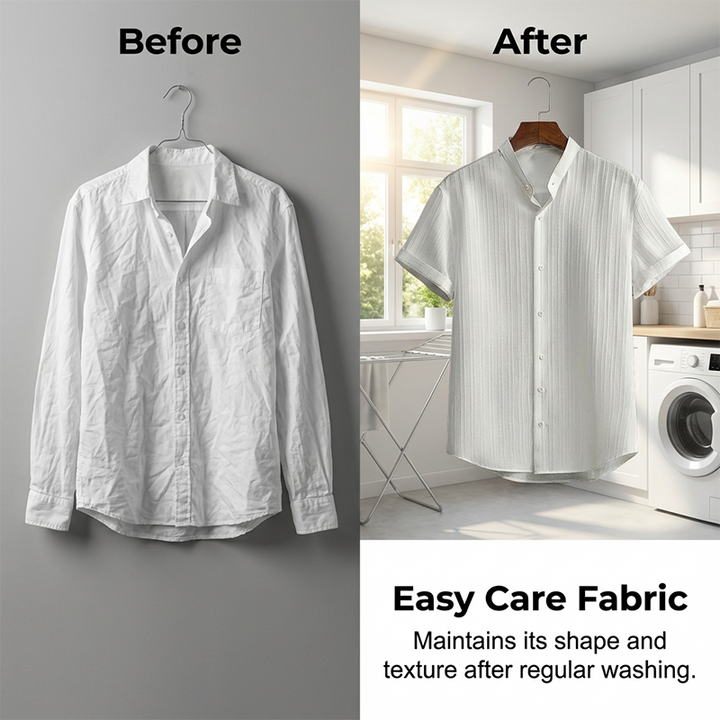 Driften™ – Textured Breathable Short-Sleeve Shirt &amp; Pants Set + 50% OFF