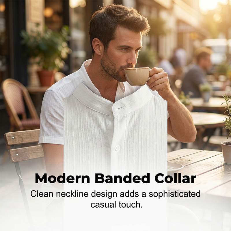 Driften™ – Textured Breathable Short-Sleeve Shirt &amp; Pants Set + 50% OFF