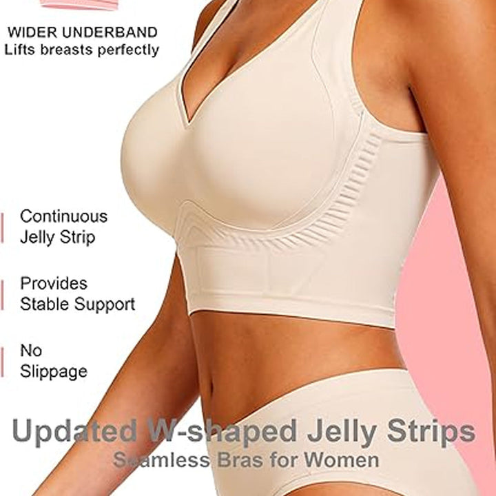 Solace™ – Seamless Full-Coverage Wireless Support Bra + 50% OFF
