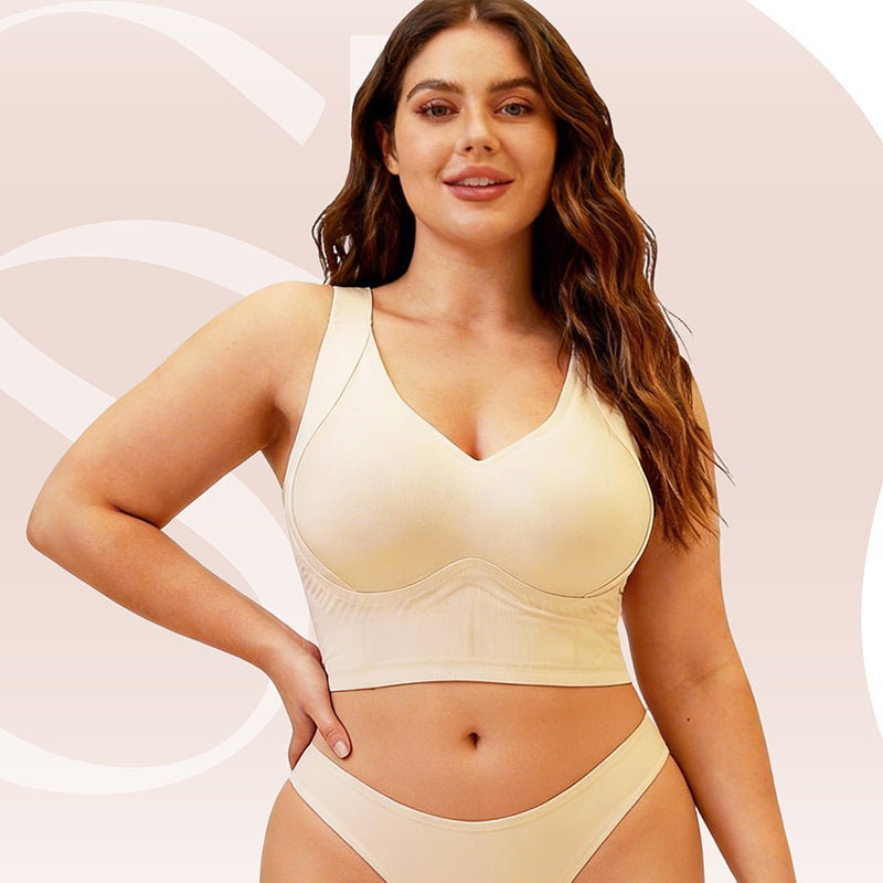 Solace™ – Seamless Full-Coverage Wireless Support Bra + 50% OFF