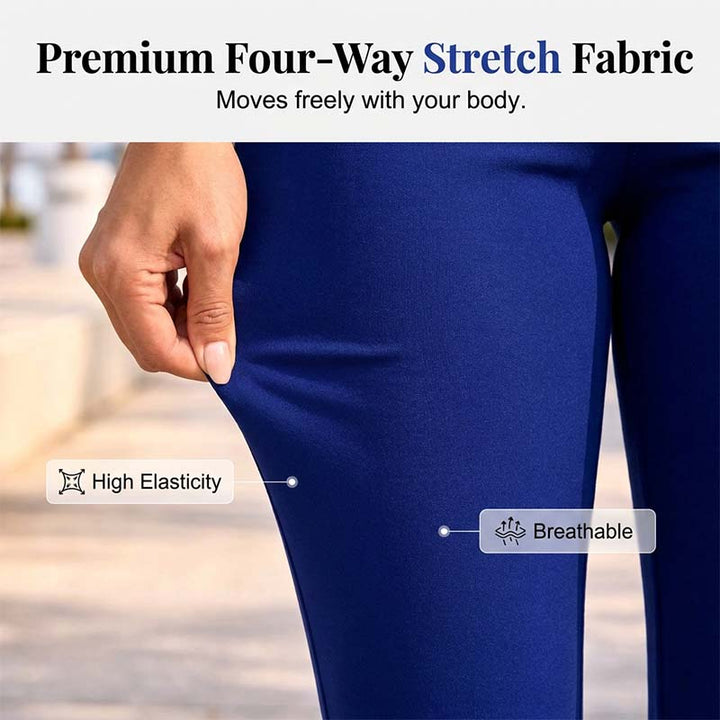 Velora™ – High-Waist Tummy-Control 4-Way Stretch Capris + 50% OFF