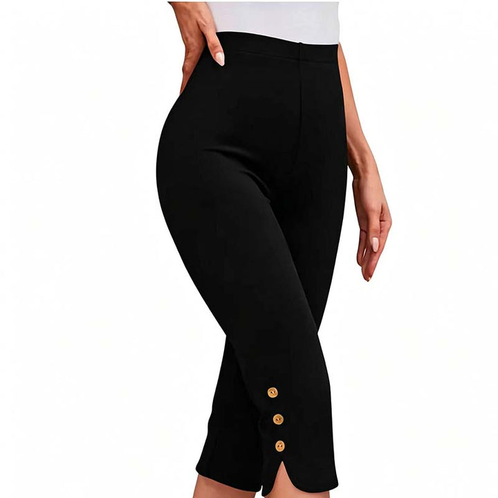 Velora™ – High-Waist Tummy-Control 4-Way Stretch Capris + 50% OFF